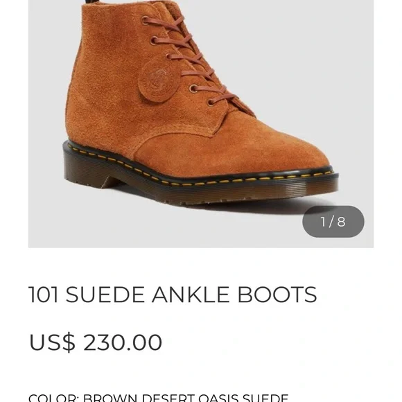 Doc Martens Desert Oasis Suede Size US 10 s-l400.jpg main image 3